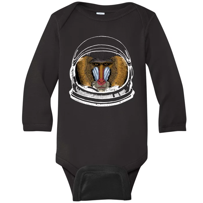 Ape Astronaut Baby Long Sleeve Bodysuit