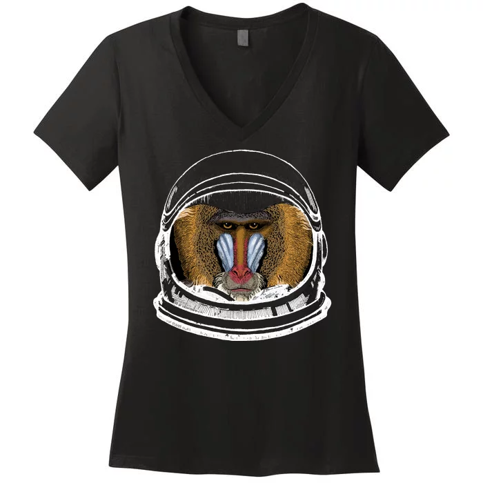 Ape Astronaut Women's V-Neck T-Shirt