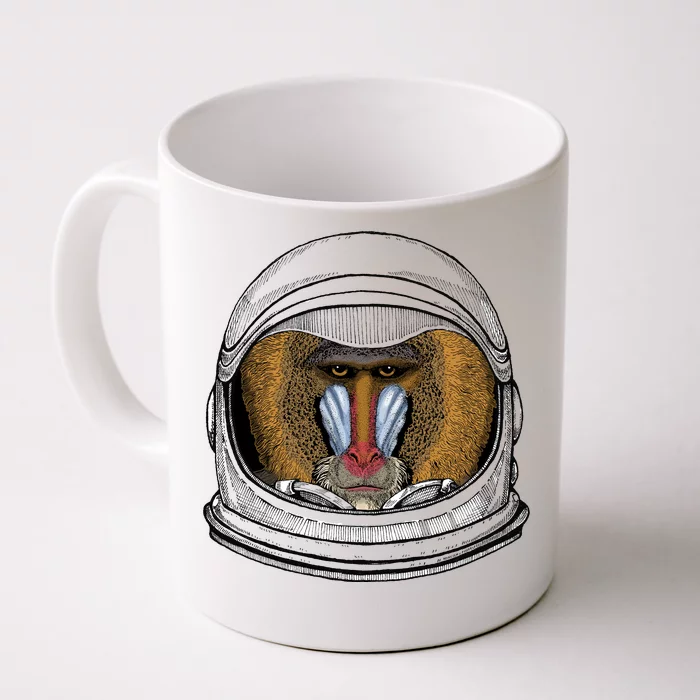 Ape Astronaut Front & Back Coffee Mug