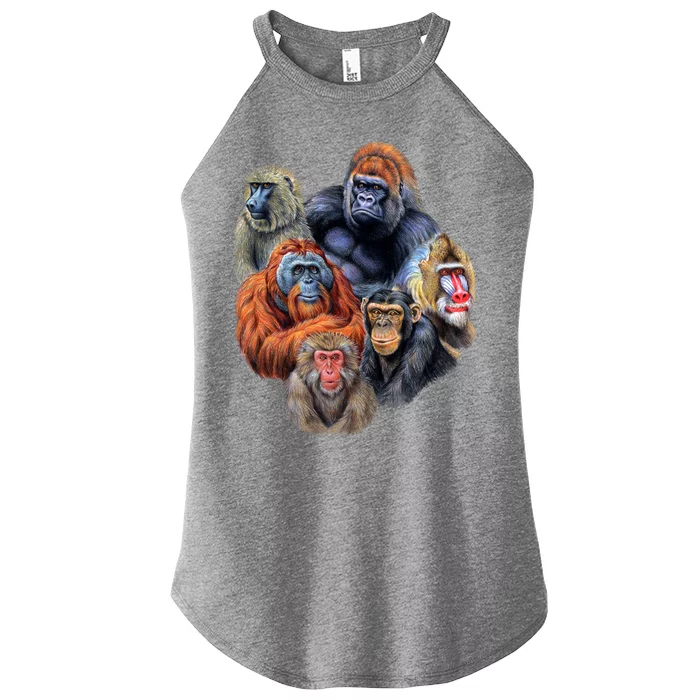 Ape Collage Women’s Perfect Tri Rocker Tank