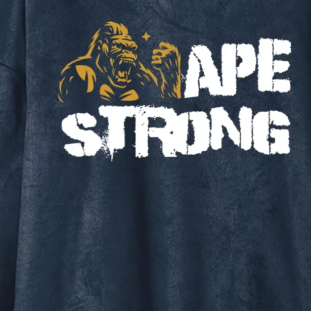 Ape Strong Hooded Wearable Blanket