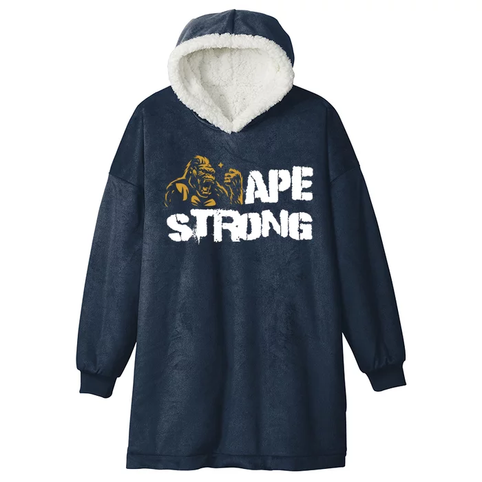 Ape Strong Hooded Wearable Blanket