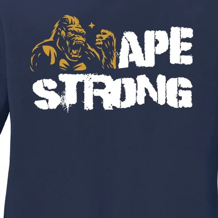 Ape Strong Ladies Long Sleeve Shirt