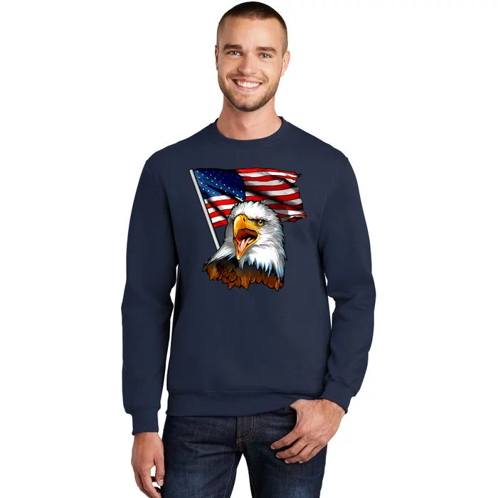 American Patriotic Eagle Flag Sweatshirt