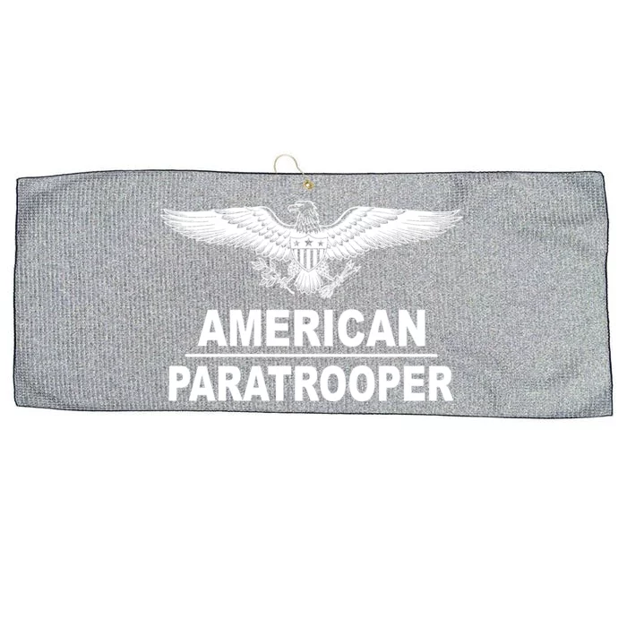 American Paratrooper Eagle Large Microfiber Waffle Golf Towel