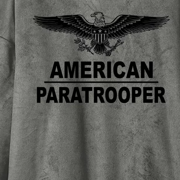 American Paratrooper Eagle Hooded Wearable Blanket