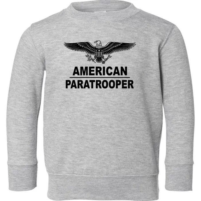 American Paratrooper Eagle Toddler Sweatshirt