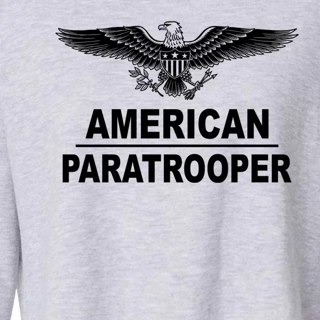 American Paratrooper Eagle Cropped Pullover Crew