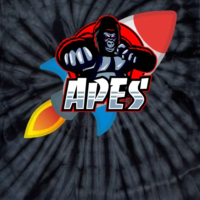 Apes To The Moon Tie-Dye T-Shirt