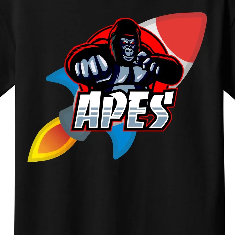 Apes To The Moon Kids T-Shirt