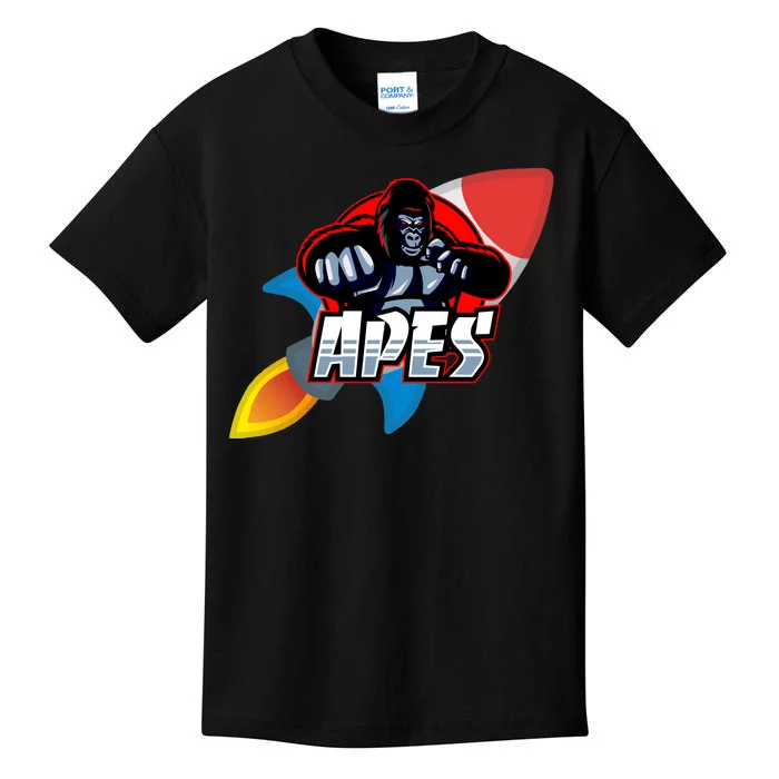 Apes To The Moon Kids T-Shirt