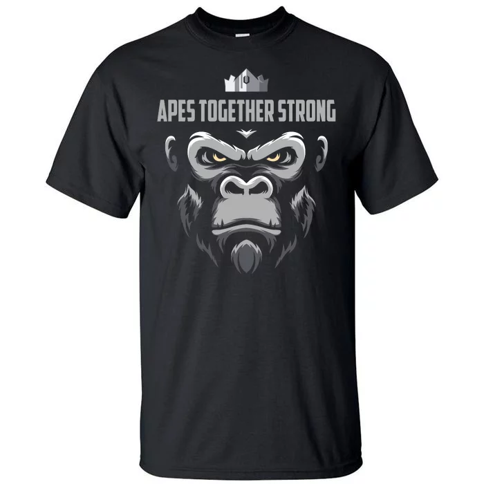 Apes Together Strong Gorilla HODL Stocks Tall T-Shirt