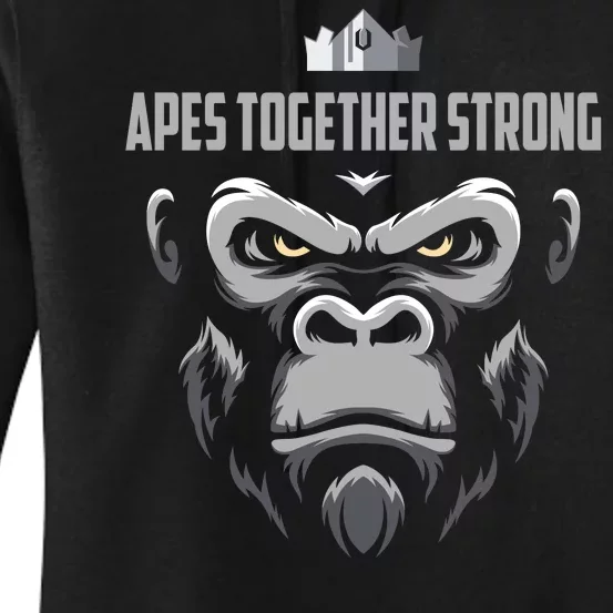 Apes Together Strong Gorilla HODL Stocks Women's Pullover Hoodie