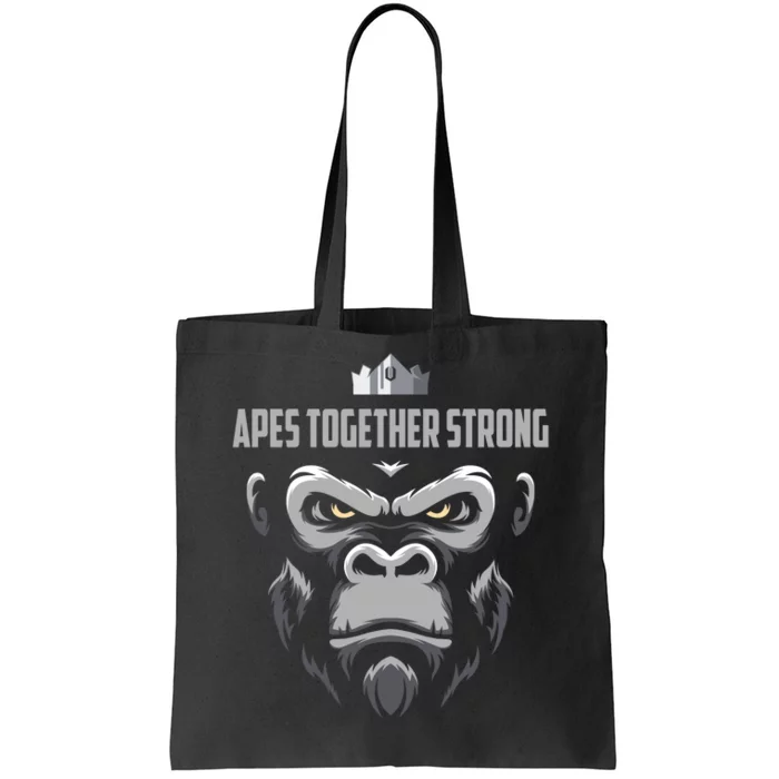 Apes Together Strong Gorilla HODL Stocks Tote Bag