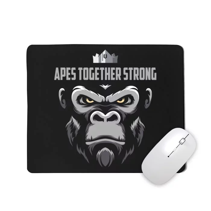 Apes Together Strong Gorilla HODL Stocks Mousepad