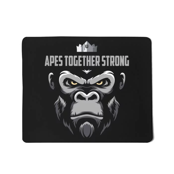 Apes Together Strong Gorilla HODL Stocks Mousepad