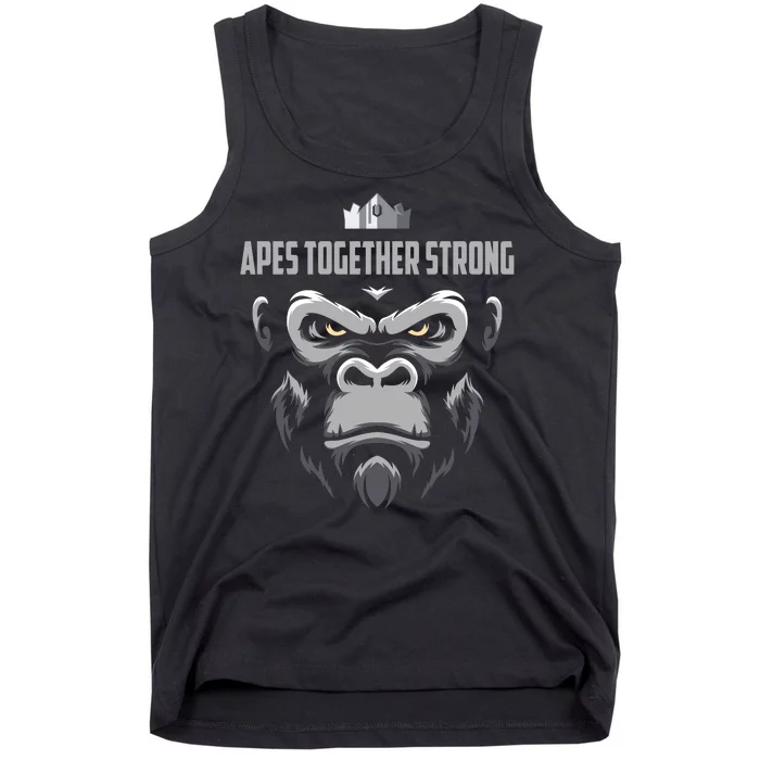 Apes Together Strong Gorilla HODL Stocks Tank Top