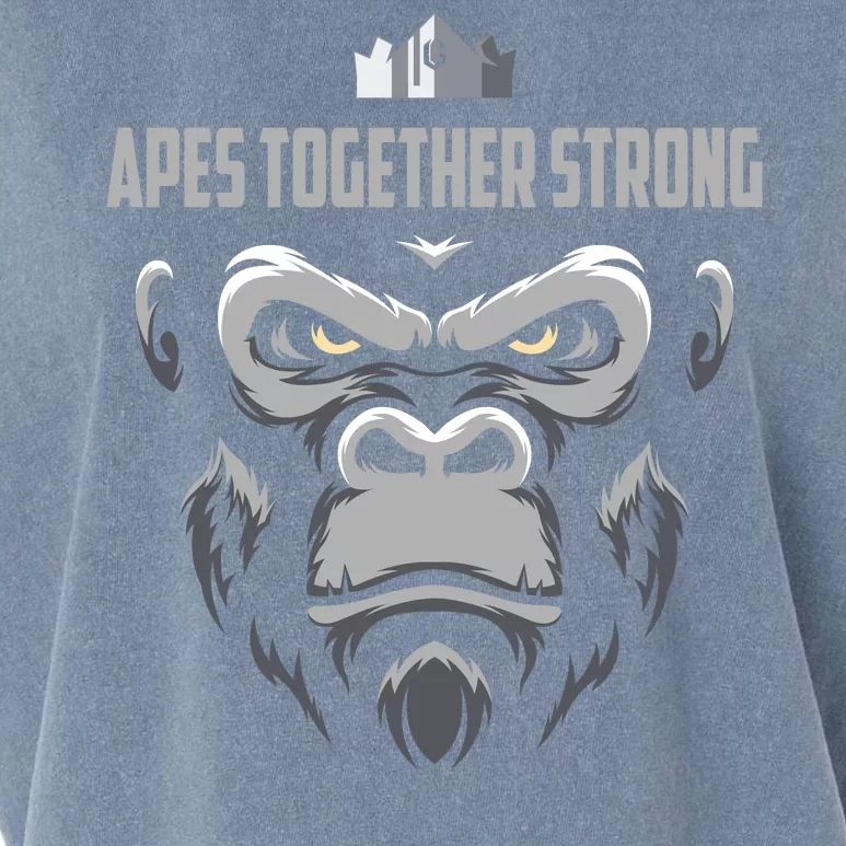 Apes Together Strong Gorilla HODL Stocks Garment-Dyed Women's Muscle Tee