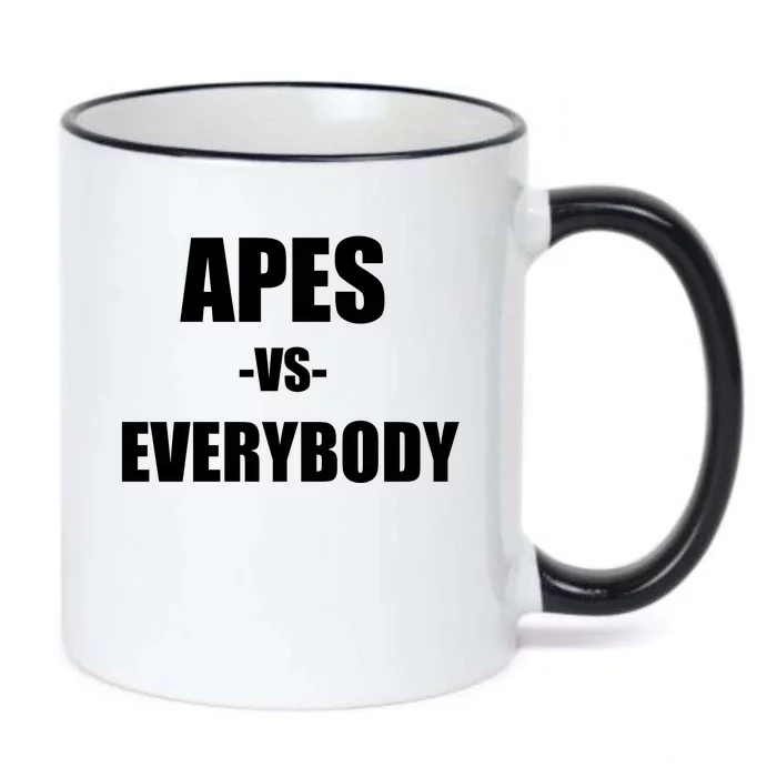 Apes Vs Everybody Black Color Changing Mug