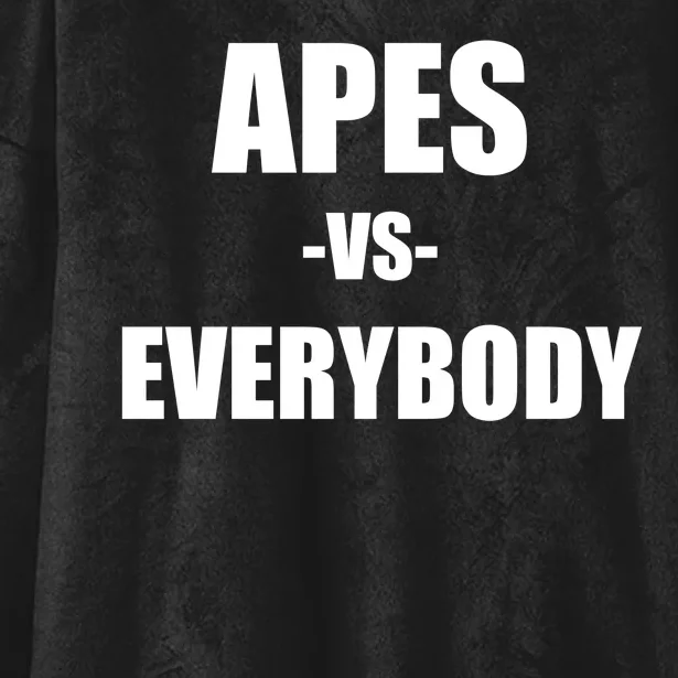 Apes Vs Everybody Hooded Wearable Blanket