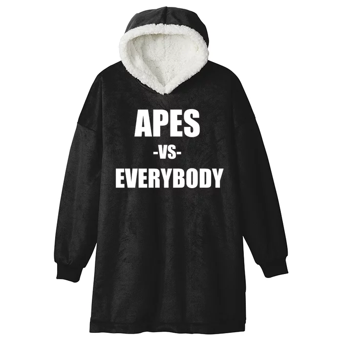 Apes Vs Everybody Hooded Wearable Blanket