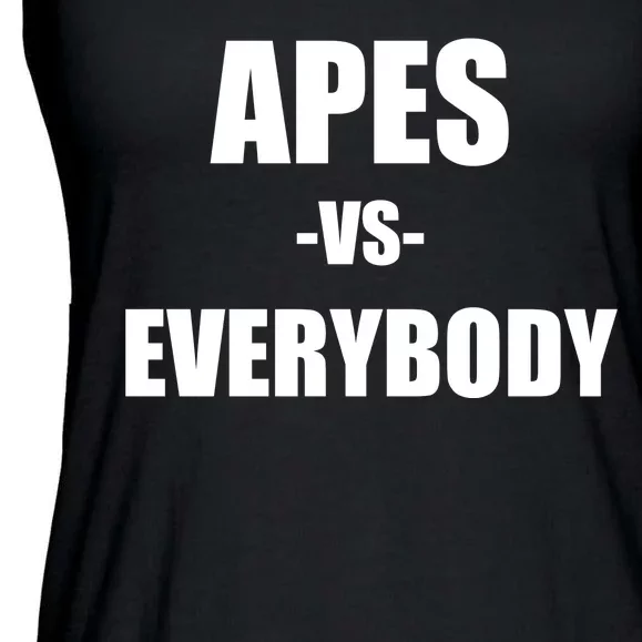 Apes Vs Everybody Ladies Essential Flowy Tank