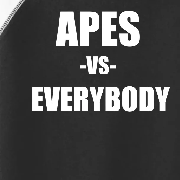 Apes Vs Everybody Toddler Fine Jersey T-Shirt