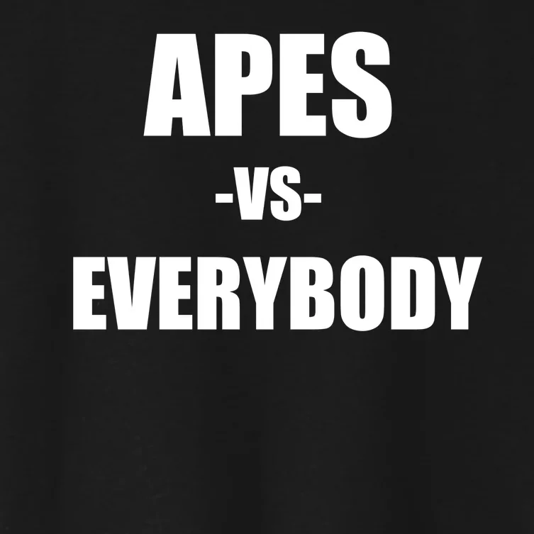 Apes Vs Everybody Women's Crop Top Tee