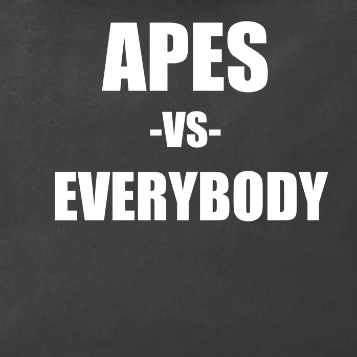 Apes Vs Everybody Zip Tote Bag