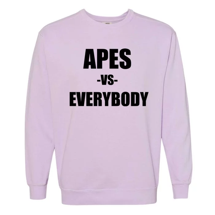 Apes Vs Everybody Garment-Dyed Sweatshirt