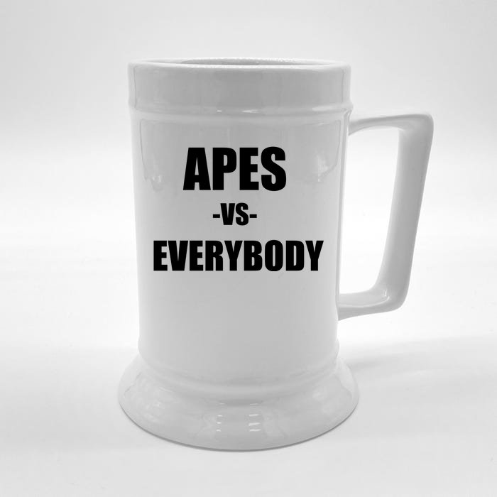 Apes Vs Everybody Front & Back Beer Stein