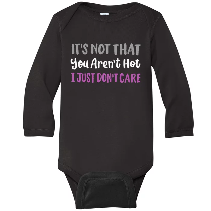 Asexual Pride Flag Ace Pride Asexuality Aromantic Funny Baby Long Sleeve Bodysuit