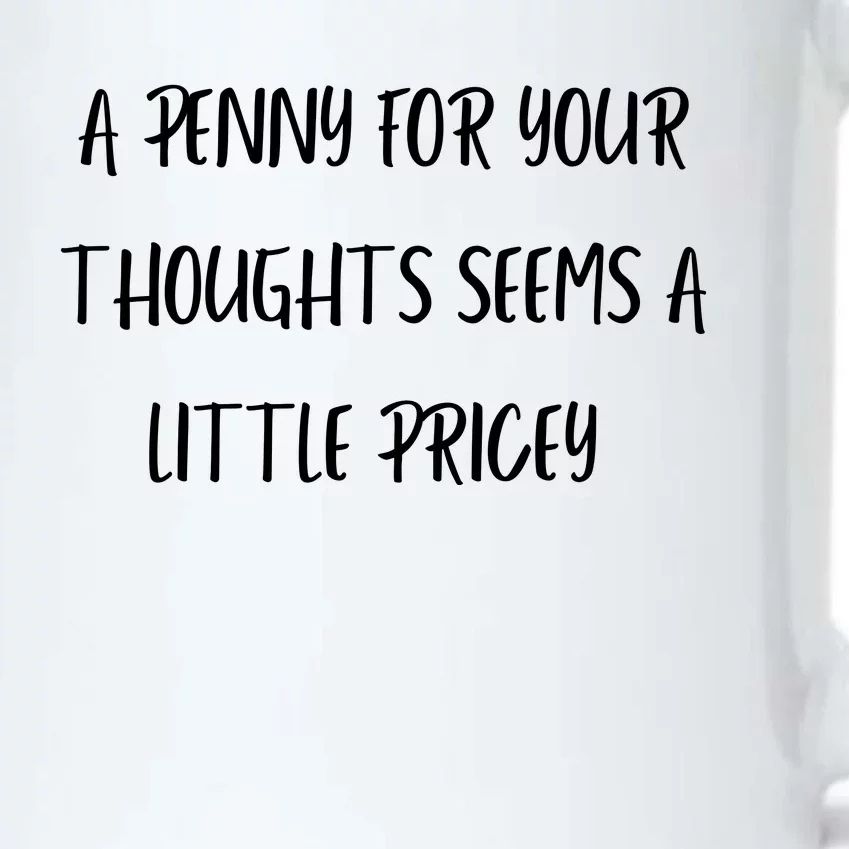 A Penny For Your Thoughts Seems A Little Pricey Black Color Changing Mug