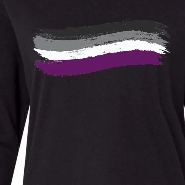 Asexual Pride Flag Pro Lgbtq Ally Equality Womens Cotton Relaxed Long Sleeve T-Shirt