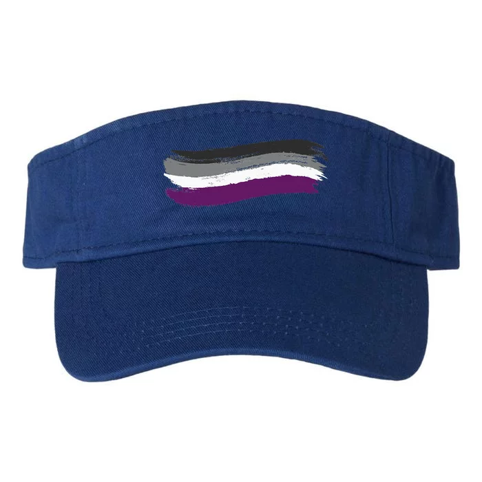 Asexual Pride Flag Pro Lgbtq Ally Equality Valucap Bio-Washed Visor