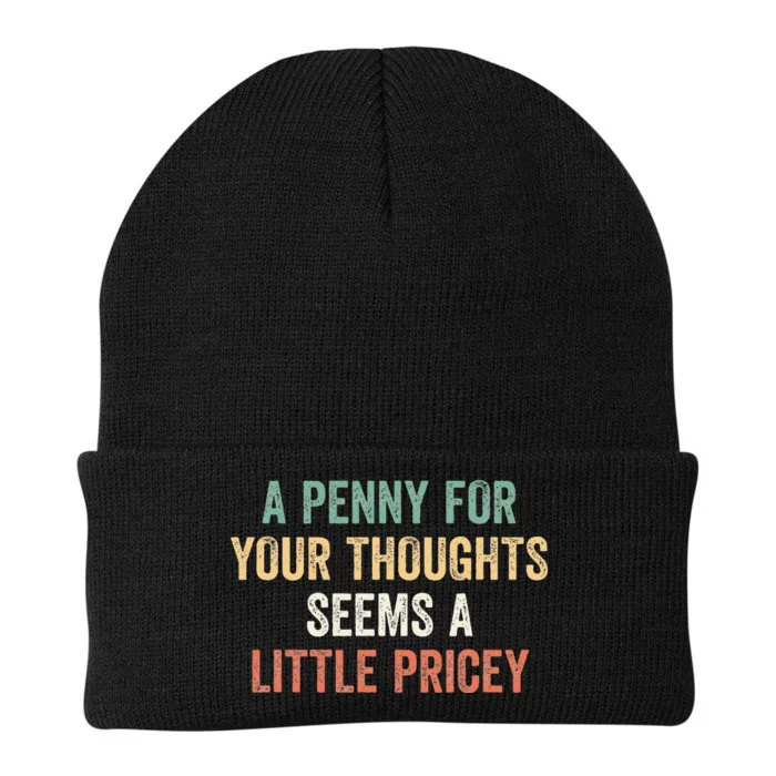 A Penny For Your Thoughts Seems A Little Pricey Knit Cap Winter Beanie