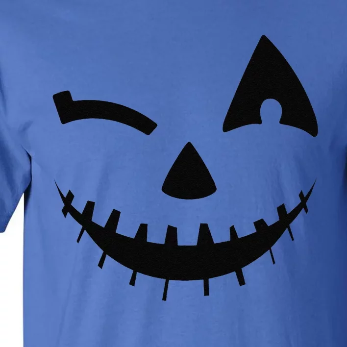 Adult Pumpkin Funny Halloween Jackolantern Costume Tall T-Shirt