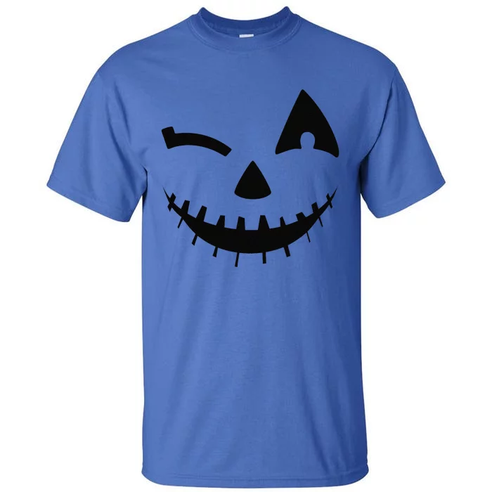 Adult Pumpkin Funny Halloween Jackolantern Costume Tall T-Shirt