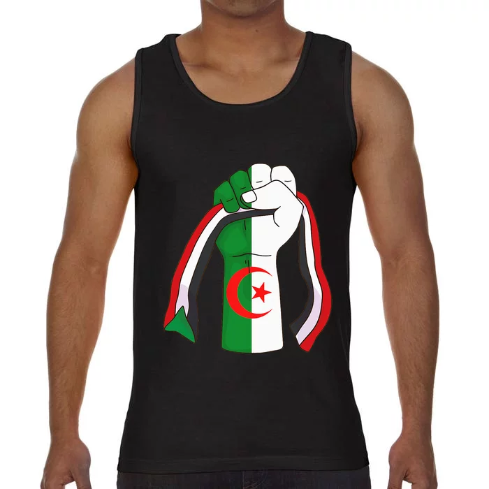 Algerian Palestinian Flag Algeria Stand With Palestine Comfort Colors® Tank Top