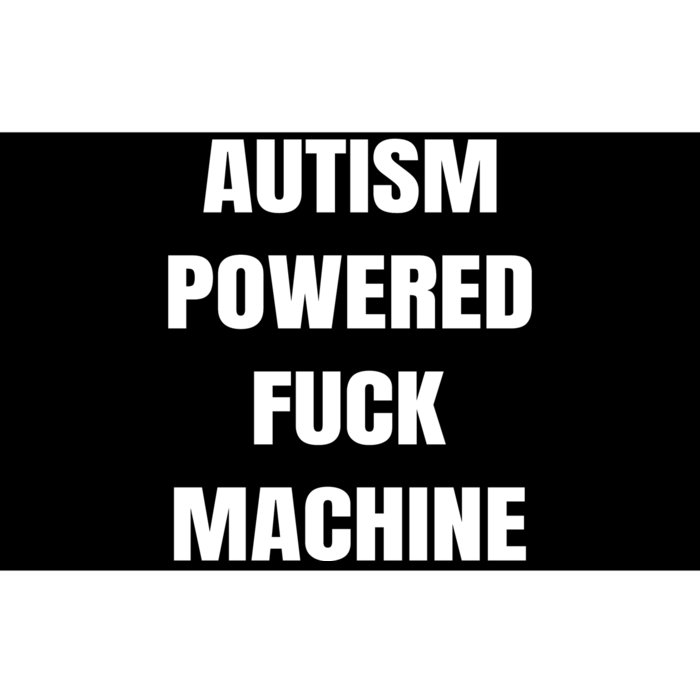 Autism Powered Fuck Machine Bumper Sticker