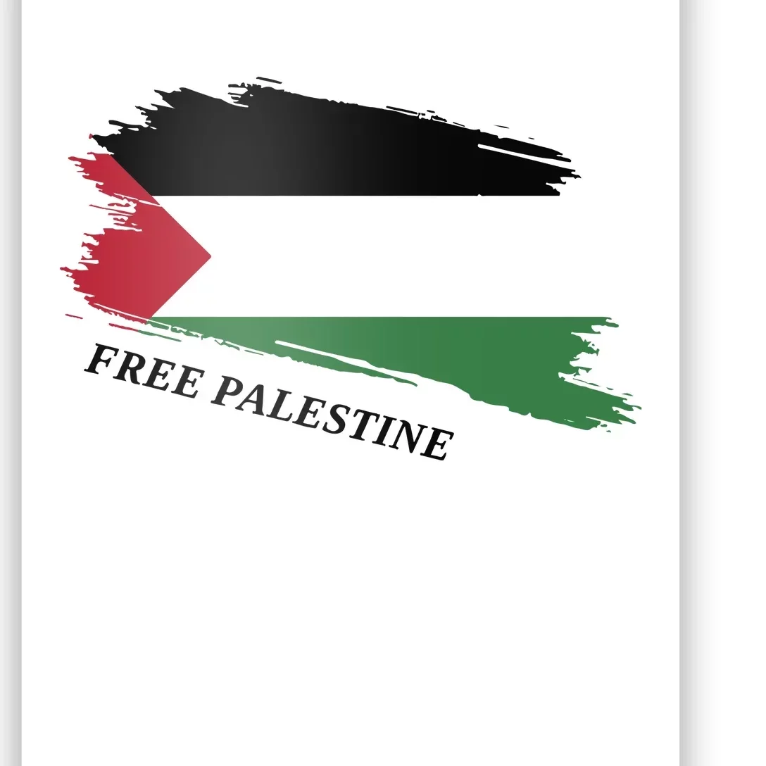 Adult Palestine Flag Free Palestine Poster | TeeShirtPalace