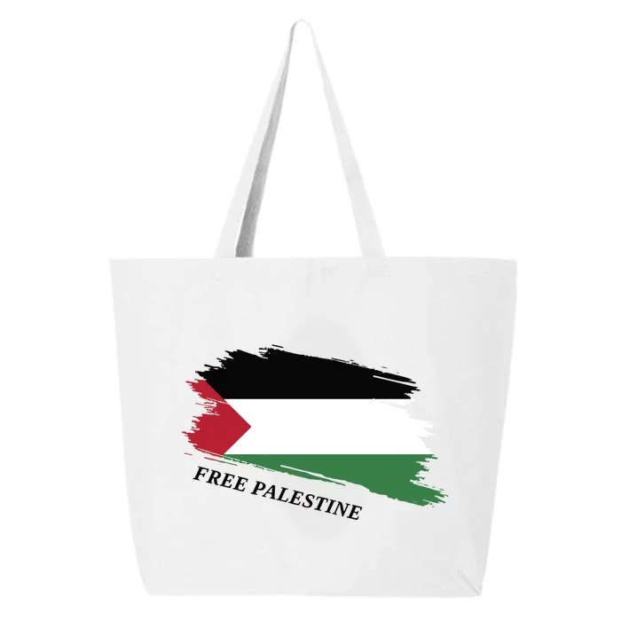 Adult Palestine Flag Free Palestine 25L Jumbo Tote