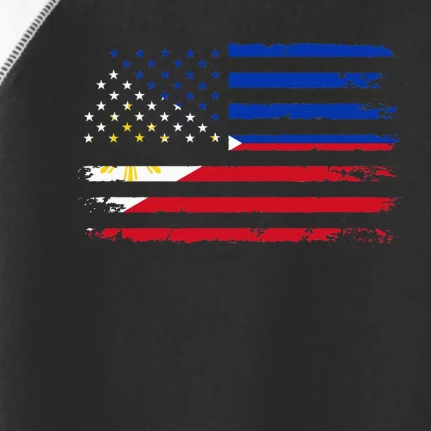 American Philippines Flag Toddler Fine Jersey T-Shirt