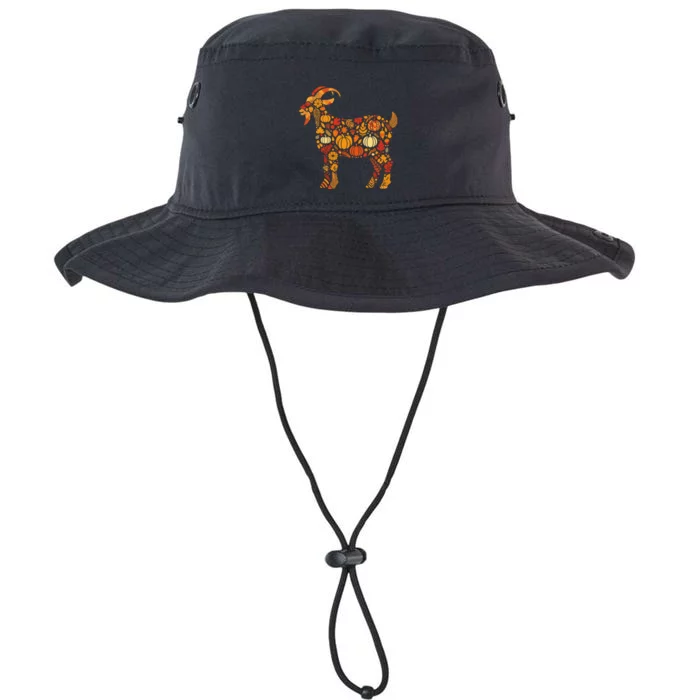 Autumn Pumpkin Fall Goat Thanksgiving Legacy Cool Fit Booney Bucket Hat