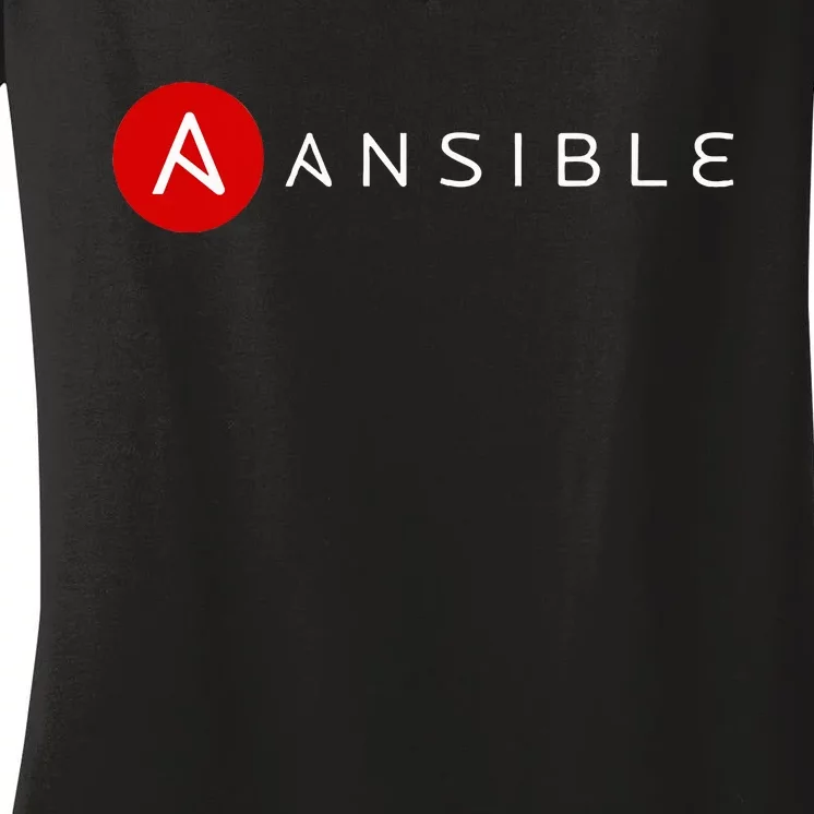 Ansible Powerful Flexible Scalable Automation Platform Women's V-Neck T-Shirt