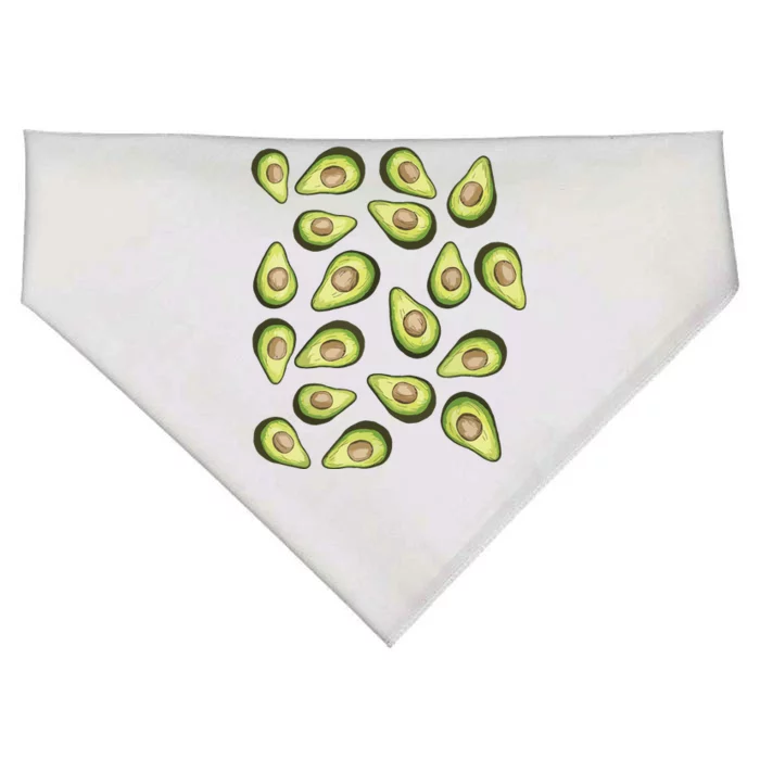 Avocados Pattern Funny Holy Guacamole Costume USA-Made Doggie Bandana