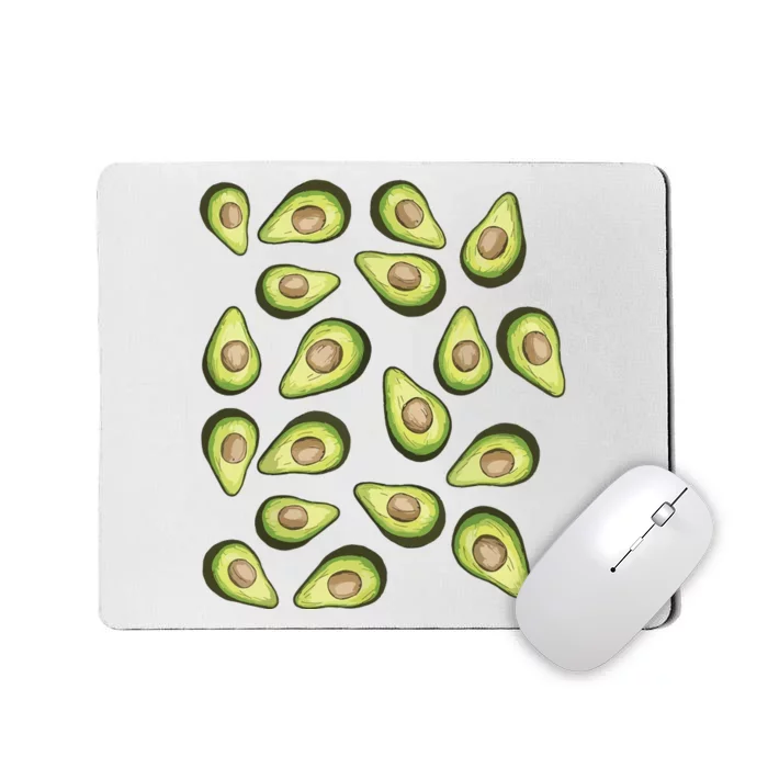 Avocados Pattern Funny Holy Guacamole Costume Mousepad