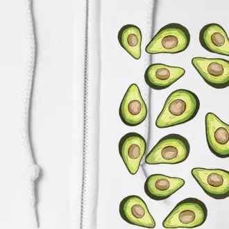 Avocados Pattern Funny Holy Guacamole Costume Full Zip Hoodie