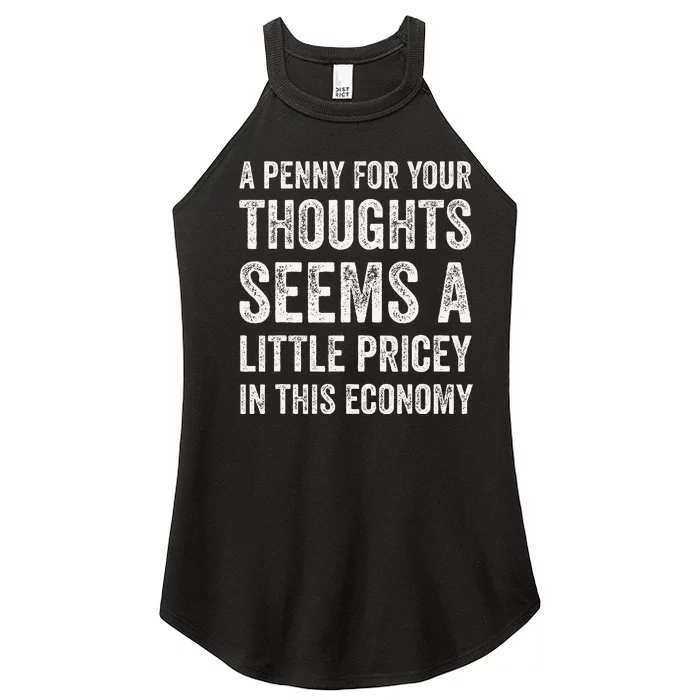 A Penny For Your Thoughts Seems A Little Pricey In This Women’s Perfect Tri Rocker Tank