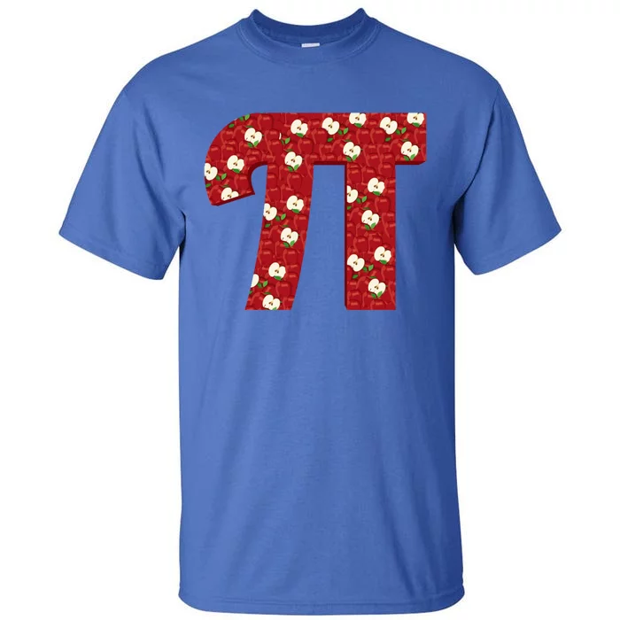 Apple Pie Funny Brainy Pi Day Mathematics Geeky Fruit Pun Funny Gift Tall T-Shirt